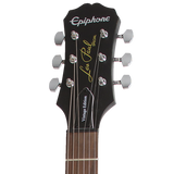 Detalle frontal de la pala de la Epiphone Les Paul Special Satin E1 Vintage Sunburst