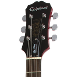 Detalle frontal de la pala de la Epiphone Slash Appetite Les Paul Special-II Appetite Amber