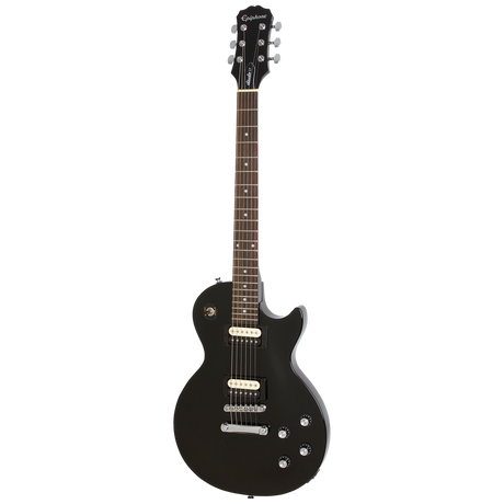Guitarra Epiphone Les Paul Studio E1 Ebony, vista frontal completa