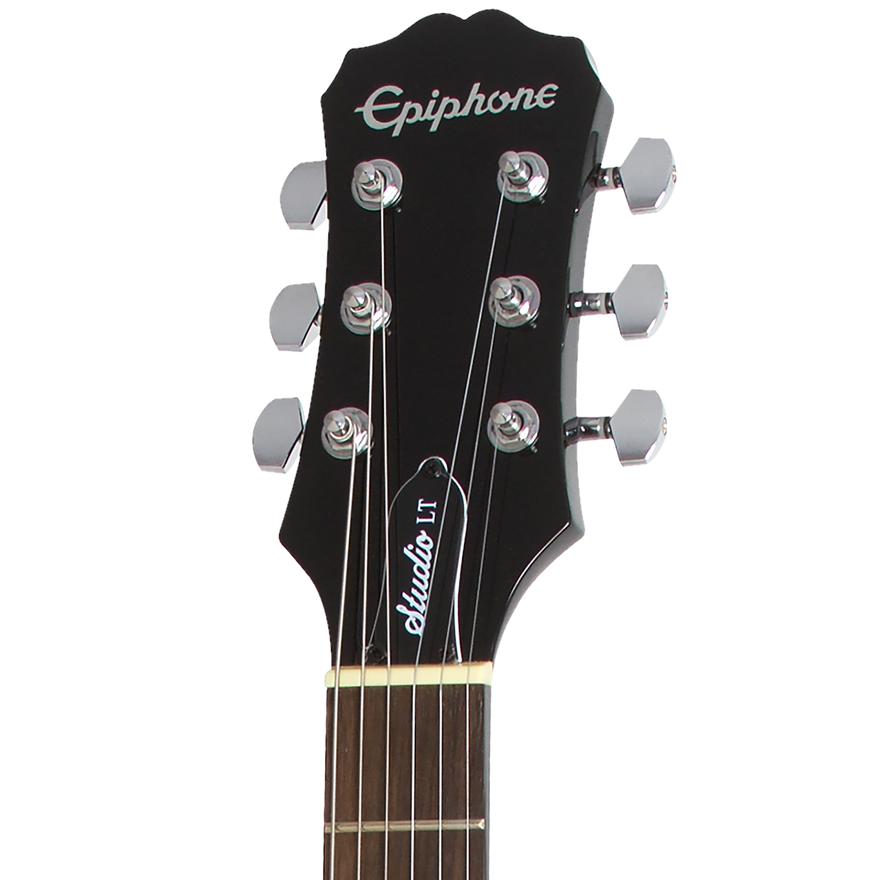 Detalle frontal de la pala de la Epiphone Les Paul Studio E1 Ebony