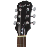 Detalle frontal de la pala de la Epiphone Les Paul Studio E1 Ebony