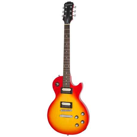 Guitarra Epiphone Les Paul Studio E1 Heritage Cherry Sunburst, vista frontal completa