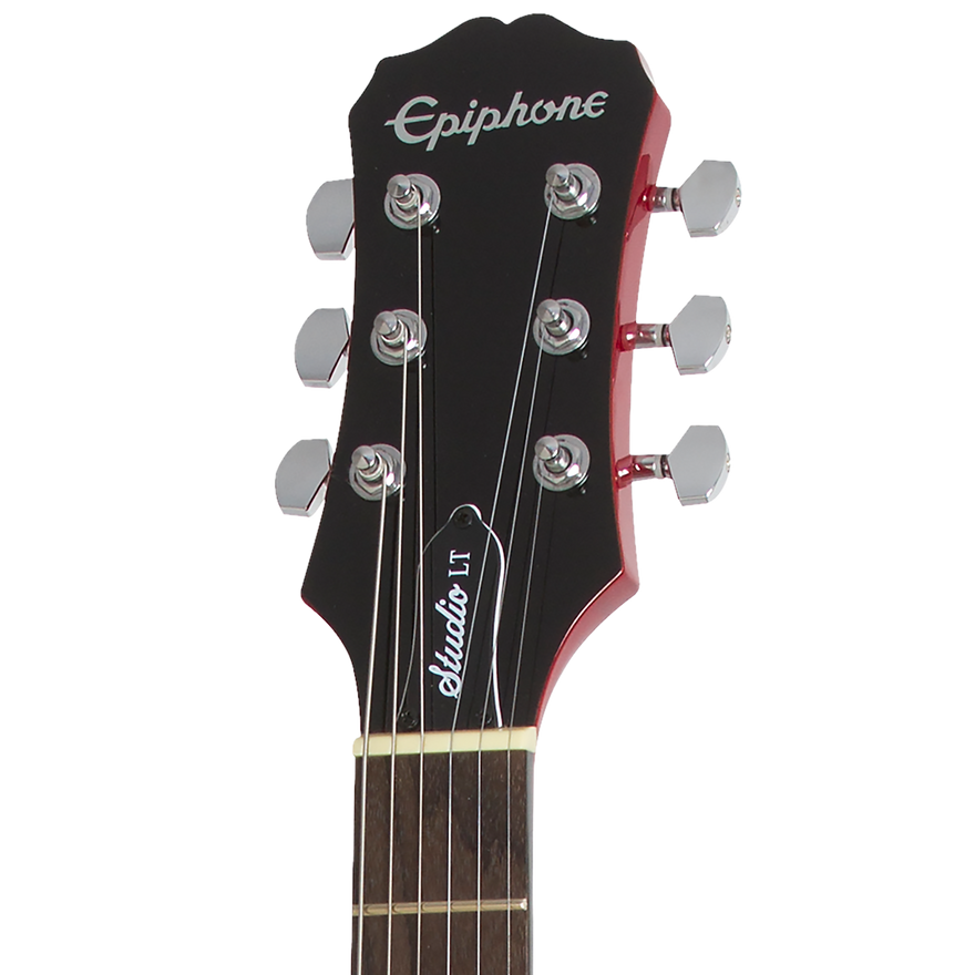 Detalle frontal de la pala de la Epiphone Les Paul Studio E1 Heritage Cherry Sunburst