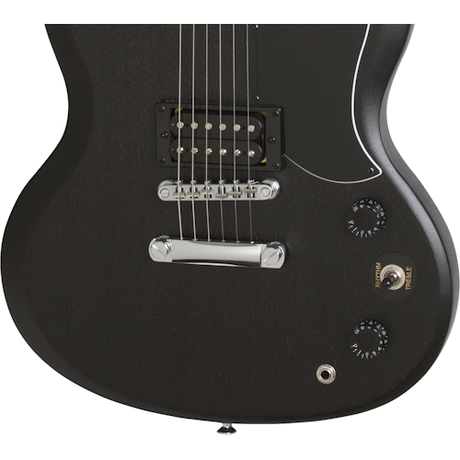 Detalle del hardware de la Epiphone SG Special Satin E1 Worn Ebony