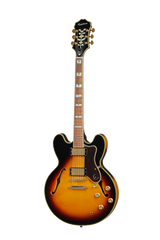 Guitarra Epiphone Sheraton-II Pro Vintage Sunburst, vista frontal completa