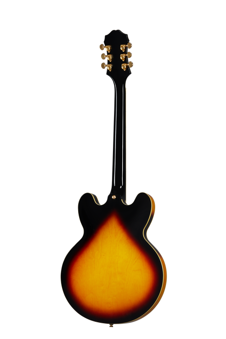 Guitarra Epiphone Sheraton-II Pro Vintage Sunburst, vista posterior completa