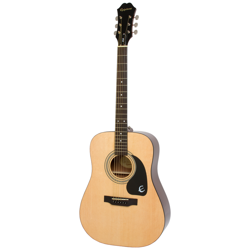 Epiphone Songmaker DR-100 Natural, vista frontal completa