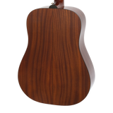 Epiphone Songmaker DR-100 Natural, detalle posterior del cuerpo