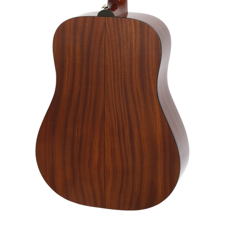 Epiphone Songmaker DR-100 Natural, detalle posterior del cuerpo