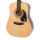 Epiphone Songmaker DR-100 Natural, detalle principal del cuerpo