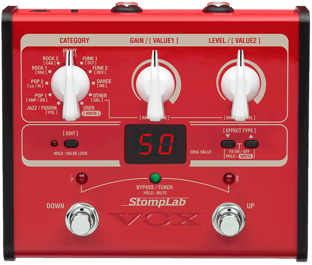 Pedalera multiefectos para bajo VOX StompLab 1B SL1B