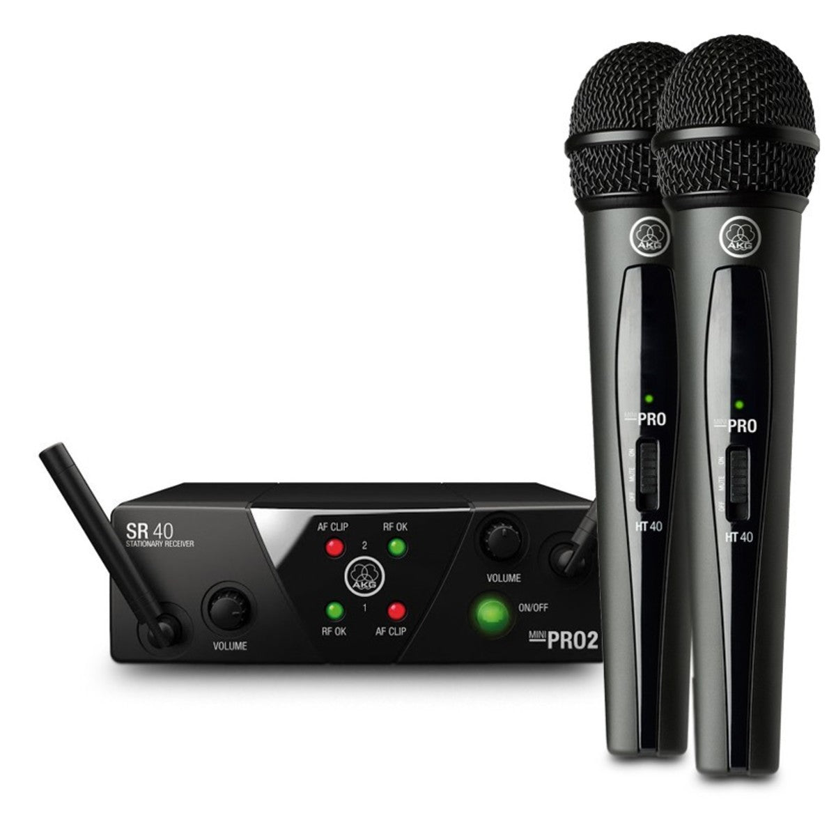 Micrófono Inalámbrico Akg Wms40 Mini Dual