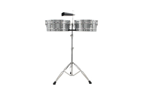 Set de timbales XINSEN TBBC100SZ en acabado cromado