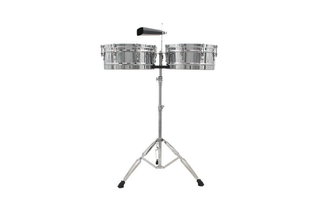 Set de timbales XINSEN TBBC100SZ en acabado cromado