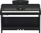 Piano Clavinova Yamaha CVP-701B Matte Black en vista frontal