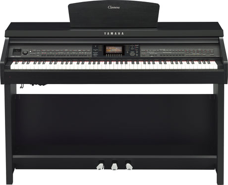 Piano Clavinova Yamaha CVP-701B Matte Black en vista frontal