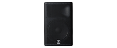 Cabina Yamaha DXR15, producto aislado sobre fondo blanco