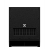 Subwoofer Yamaha DXS15mkII frontal sobre fondo blanco