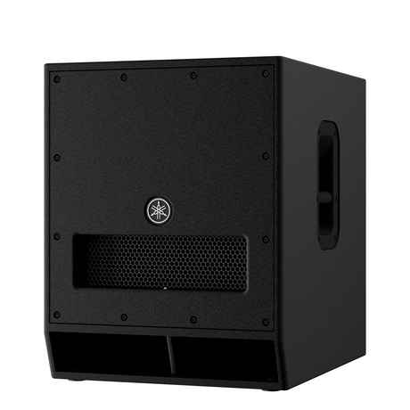 Subwoofer Yamaha DXS15mkII principal sobre fondo blanco