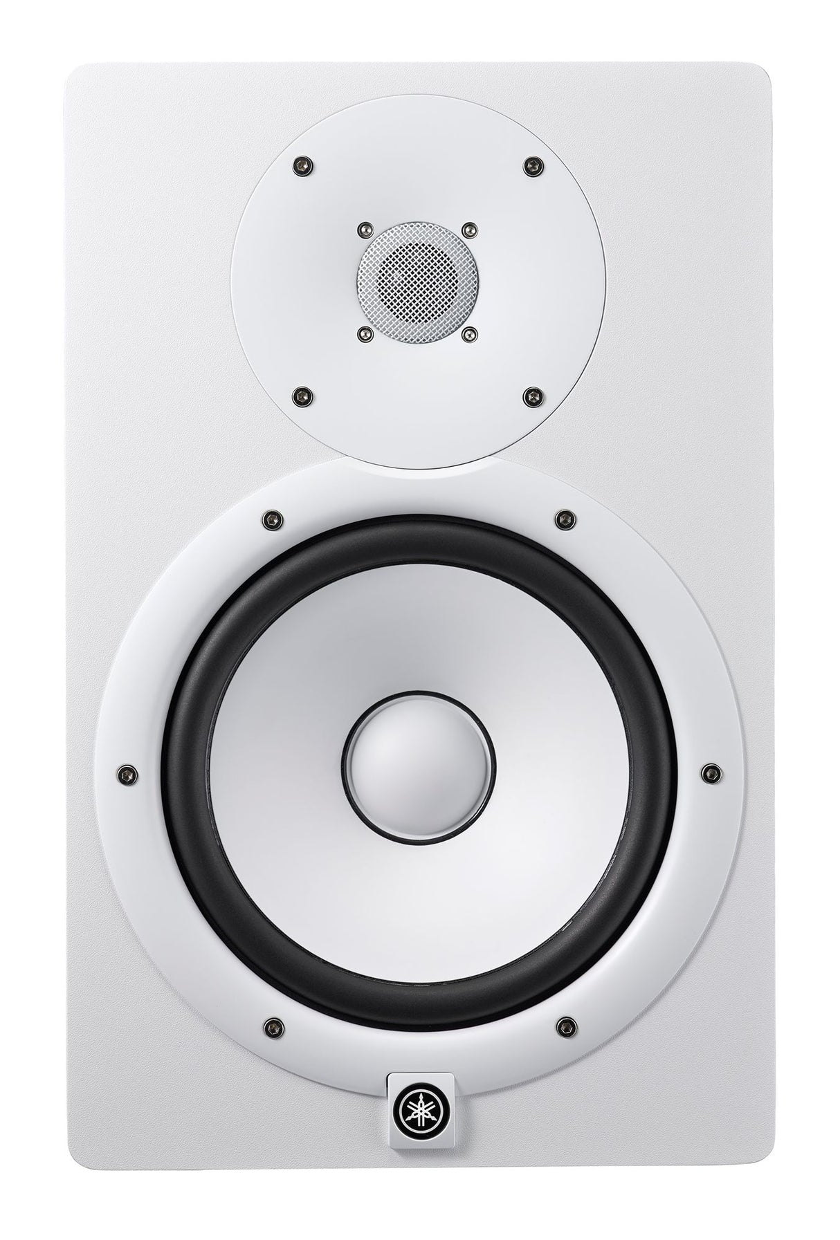 Monitor de estudio Yamaha HS8 blanco, vista frontal; publicación comercializada como par