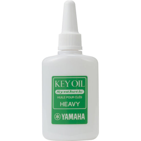 Aceite Yamaha Key Oil Heavy para llaves, envase completo sobre fondo blanco