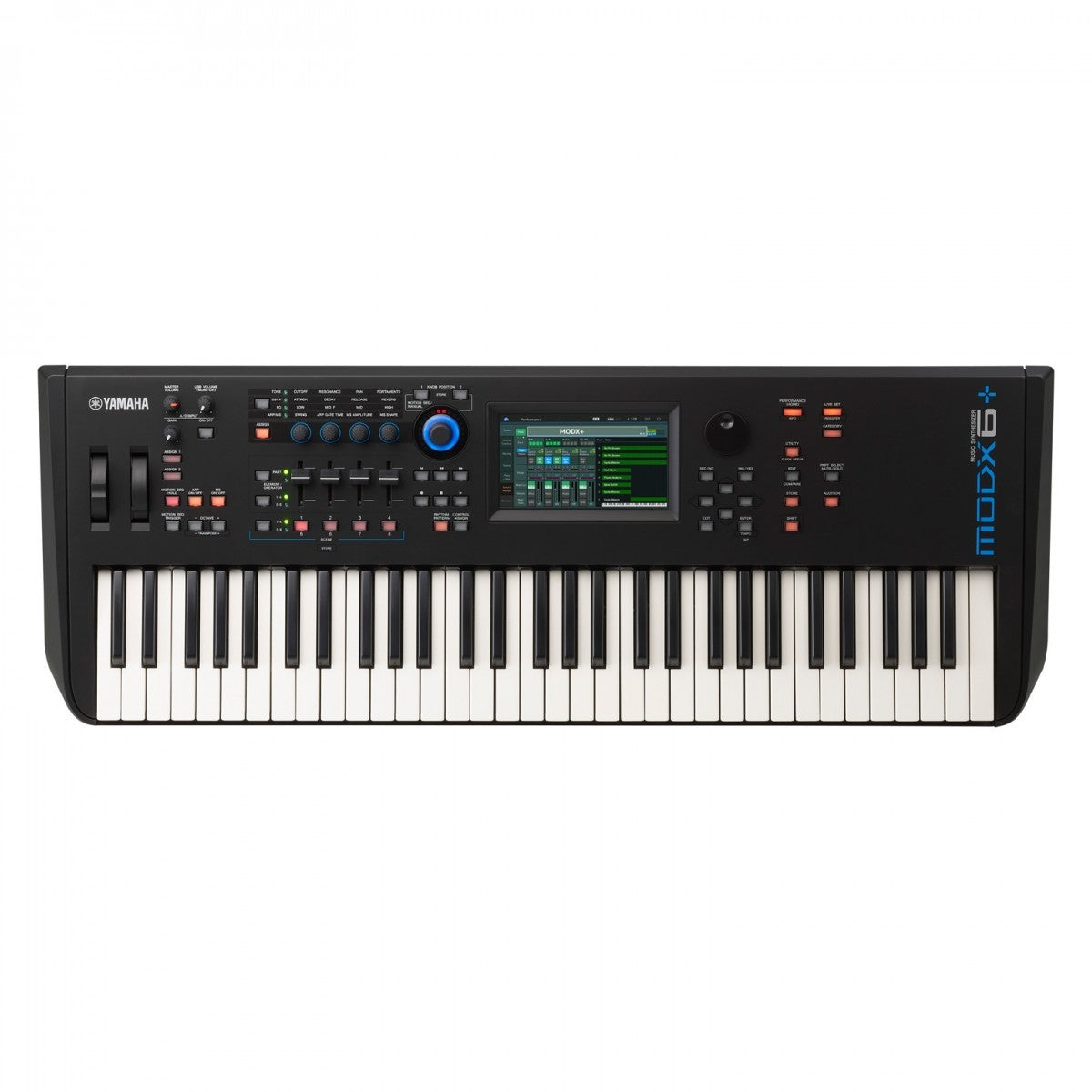 Sintetizador Yamaha MODX6, vista principal
