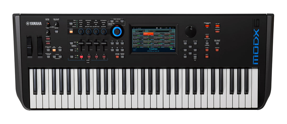 Sintetizador Yamaha MODX6, vista adicional 1