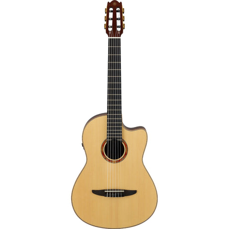 Guitarra Electroacústica Yamaha NCX-3 Natural, vista principal completa sobre fondo blanco