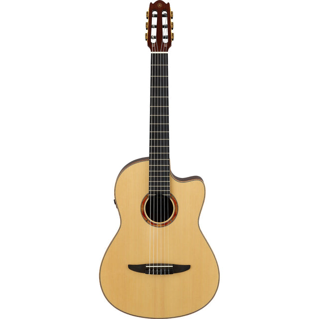 Guitarra Electroacústica Yamaha NCX-3 Natural, vista principal completa sobre fondo blanco