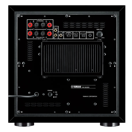 Subwoofer Yamaha NS-SW300 - panel posterior