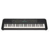 Teclado Yamaha PSR-E283, vista frontal