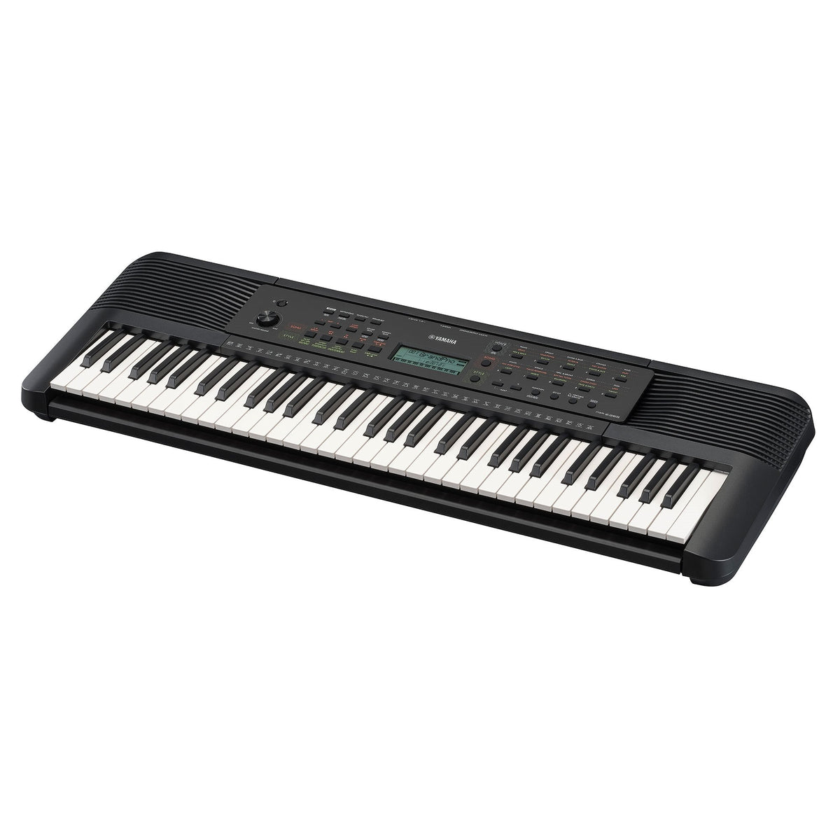 Teclado Yamaha PSR-E283, vista diagonal