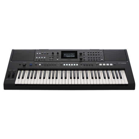 Teclado Yamaha PSR-E583, vista frontal