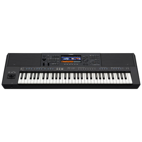 Teclado Yamaha PSR-SX720, vista frontal