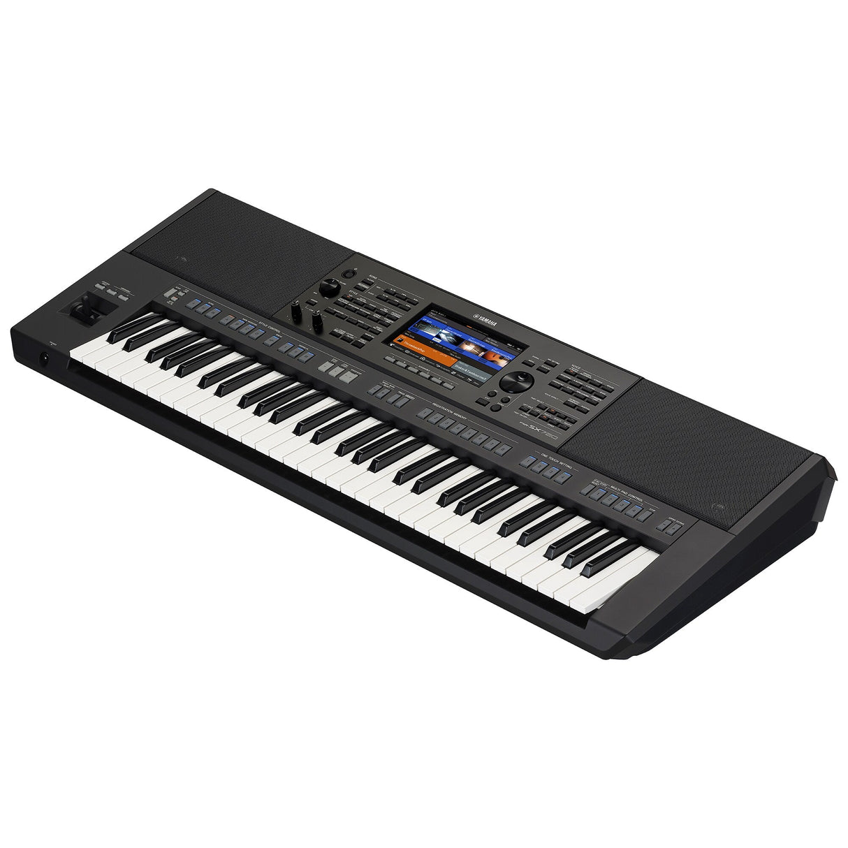 Teclado Yamaha PSR-SX720, vista diagonal