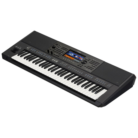 Teclado Yamaha PSR-SX720, vista diagonal