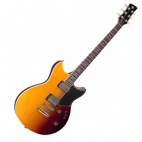 Guitarra eléctrica Yamaha Revstar Standard RSS20 en acabado Sunset Burst de referencia, vista diagonal