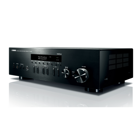 Receptor Hi-Fi Yamaha RN402BL negro - vista frontal