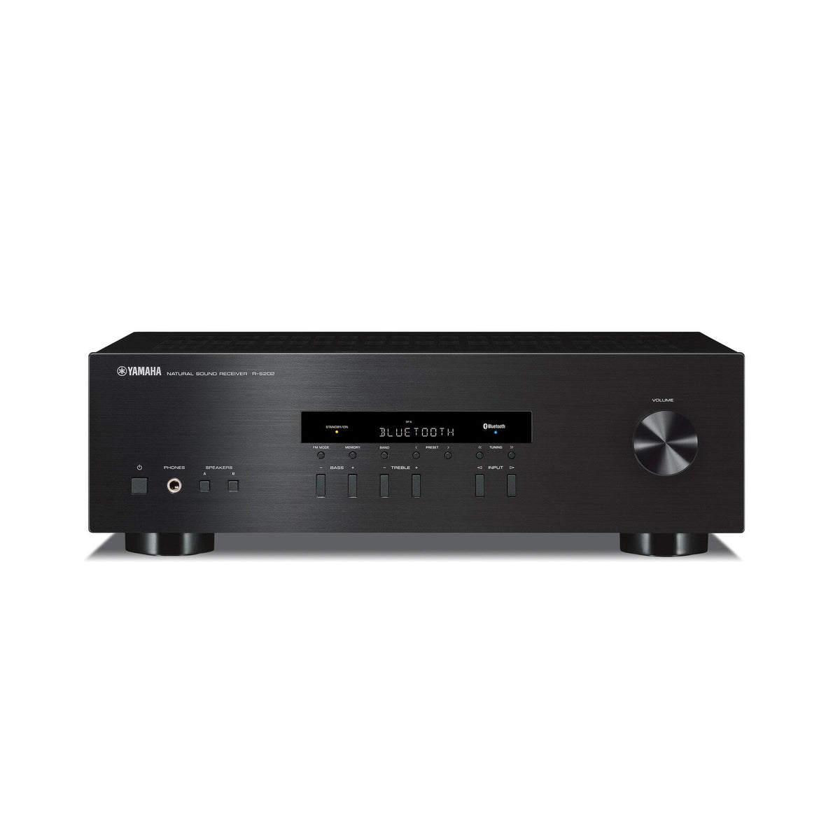 Receptor estéreo Yamaha RS202 negro - vista principal