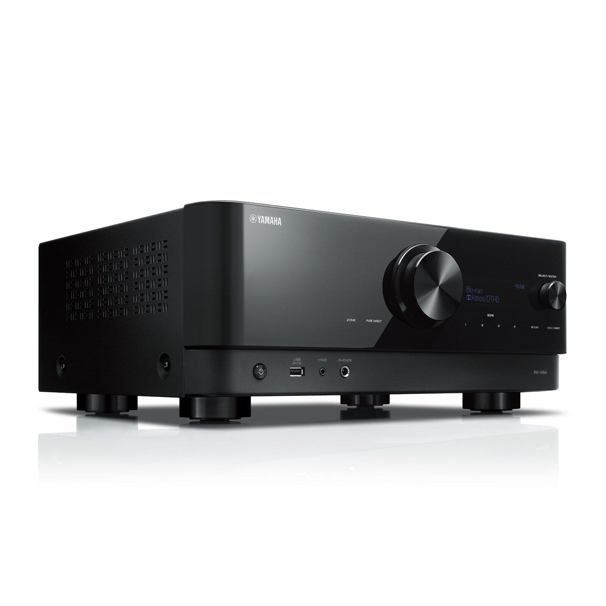Receptor AV Yamaha RXV6A negro - vista principal