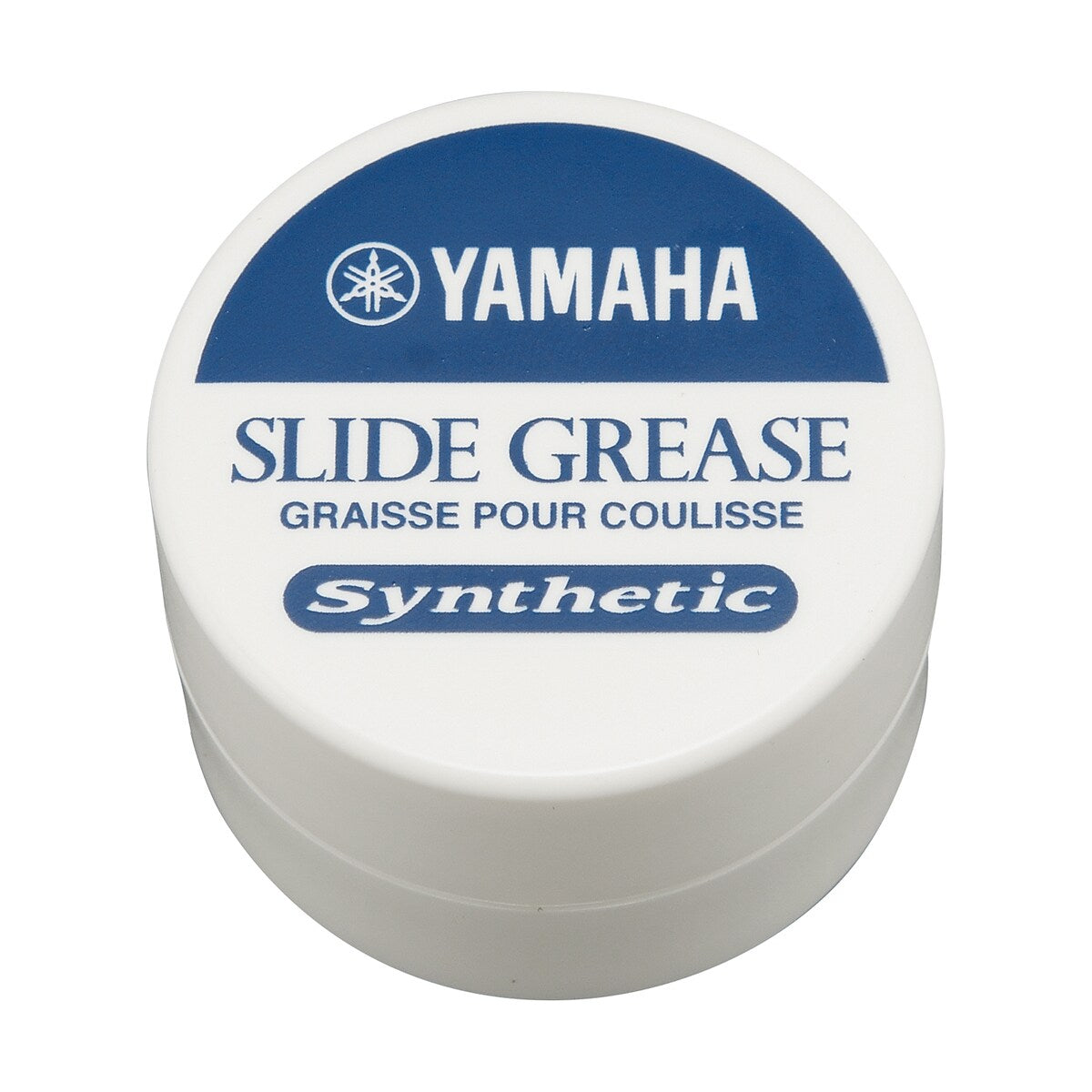 Grasa sintética Yamaha Slide Grease Soft de 10 g para bombas de afinación, aislada sobre fondo blanco