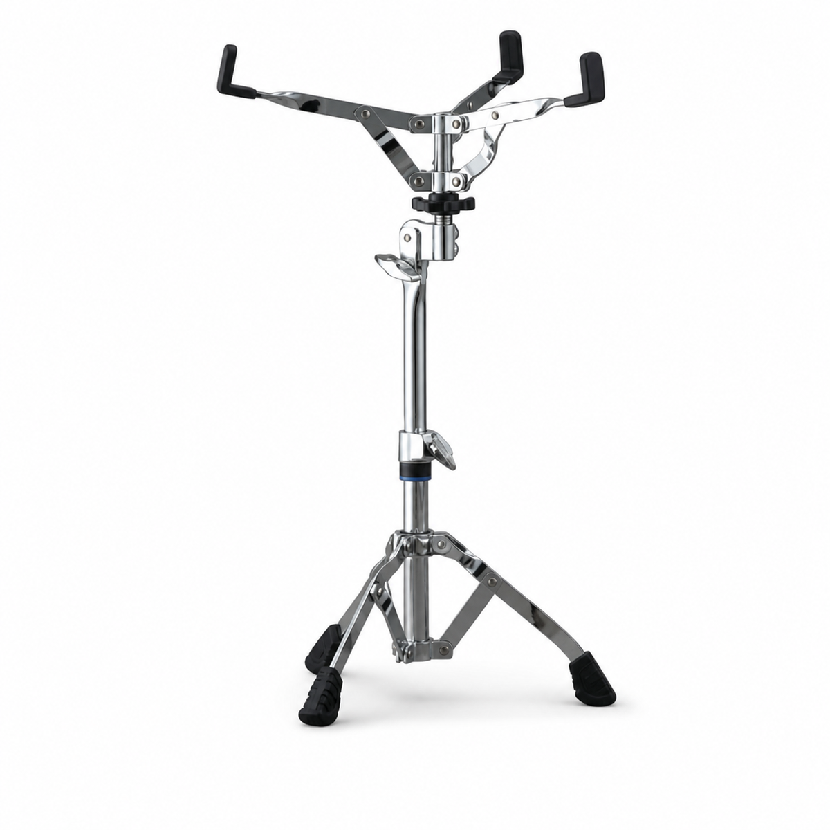 Soporte Yamaha SS-650A para redoblante, aislado del conjunto oficial HW-680 sobre fondo blanco