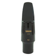 Boquilla Yamaha TS-5C para saxofón tenor, vistas lateral y frontal sobre fondo blanco
