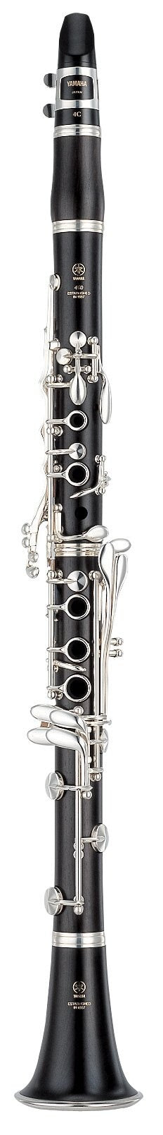 Clarinete Yamaha YCL-450 en Si bemol - vista principal sobre fondo blanco