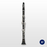 Clarinete Yamaha YCL-650 en Si bemol - vista principal sobre fondo blanco