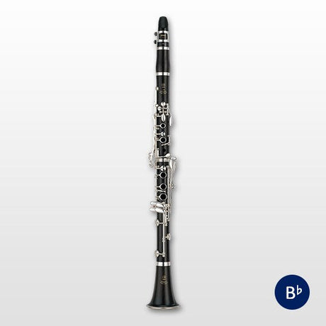 Clarinete Yamaha YCL-650 en Si bemol - vista principal sobre fondo blanco