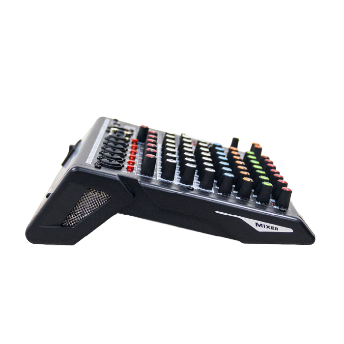Consola mezcladora Yamaki M61FX vista lateral completa