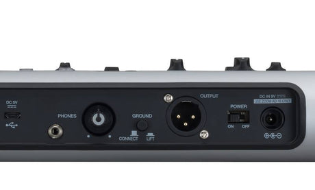 Procesador vocal Zoom V6, panel posterior