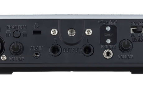 Procesador vocal Zoom V3, panel posterior