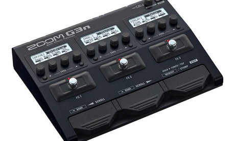 Procesador multiefectos Zoom G3n, vista superior diagonal